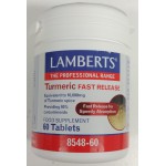 LAMBERTS Turmeric Fast Release 200mg 60 δισκία