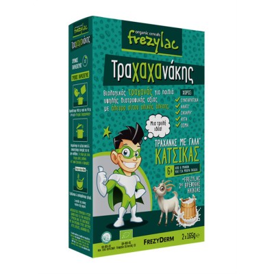 FREZYDERM Frezylac Τραχαχανάκης Βιολογικός Τραχανάς με Βιολογικό Κατσικίσιο Γάλα απο 6 Μηνών 330gr