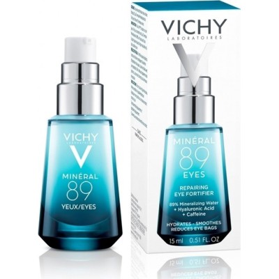 VICHY Mineral 89 Eyes Ενυδατική Κρέμα Ματιών για Λαμπερό Βλέμμα 15ml
