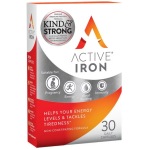 BIONAT Active Iron Συμπλήρωμα Διατροφής με Σίδηρο 30 Κάψουλες