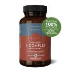 TERRANOVA Vitamin B-Complex with Vitamin C Καινοτόμος Σύνθεση Βιταμινών Του Συμπλέγματος Β Για Μέγιστη Απορρόφηση 100 κάψουλες
