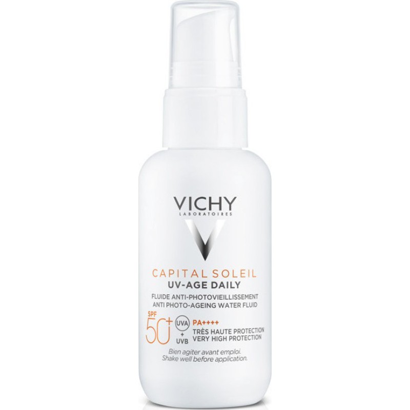 VICHY Capital Soleil UV-Age Daily Tinted Αντηλιακή Κρέμα Προσώπου Λεπτόρευστης Υφής Κατά της Φωτογήρανσης με Χρώμα SPF50+ 40ml