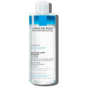 LA ROCHE POSAY Oil-Infused Micellar Water Ultra Διφασικό Καθαριστικό και Άδιάβροχο Ντεμακιγιάζ Προσώπου και Ματιών για Ευαίσθητο Δέρμα 400ml