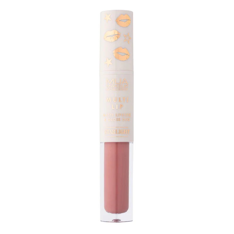 MUA Starlight Multi Lip Matte Lipstick & Gloss Duo Milkyway 3.2g  & 2ml