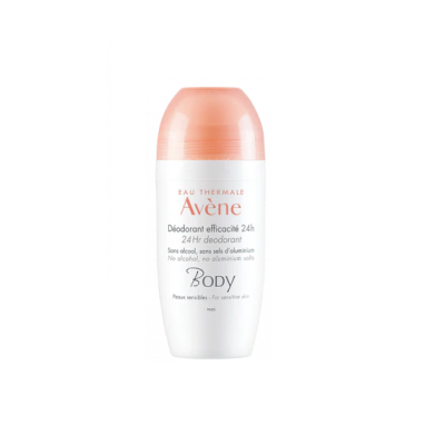 AVENE Body Deodorant Efficacite 24h Αποσμητικό Roll On 24ωρης Αποτελεσματικότητας 50ml