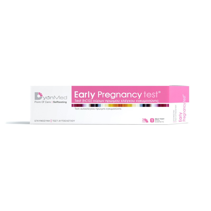 DYONMED Early Pregnancy Test Τέστ Αυτοελέγχου Πρώιμης Εγκυμοσύνης 1τμχ