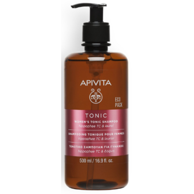 APIVITA Women's Tonic Shampoo Γυναικείο Τονωτικό Σαμπουάν Κατά της Τριχόπτωση με Ιπποφαές & Δάφνη 500ml