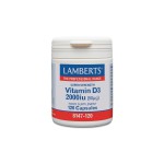 LAMBERTS Vitamin D3 2000iu Βιταμίνη D 120 δισκία