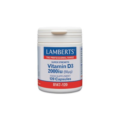 LAMBERTS Vitamin D3 2000iu Βιταμίνη D 120 δισκία