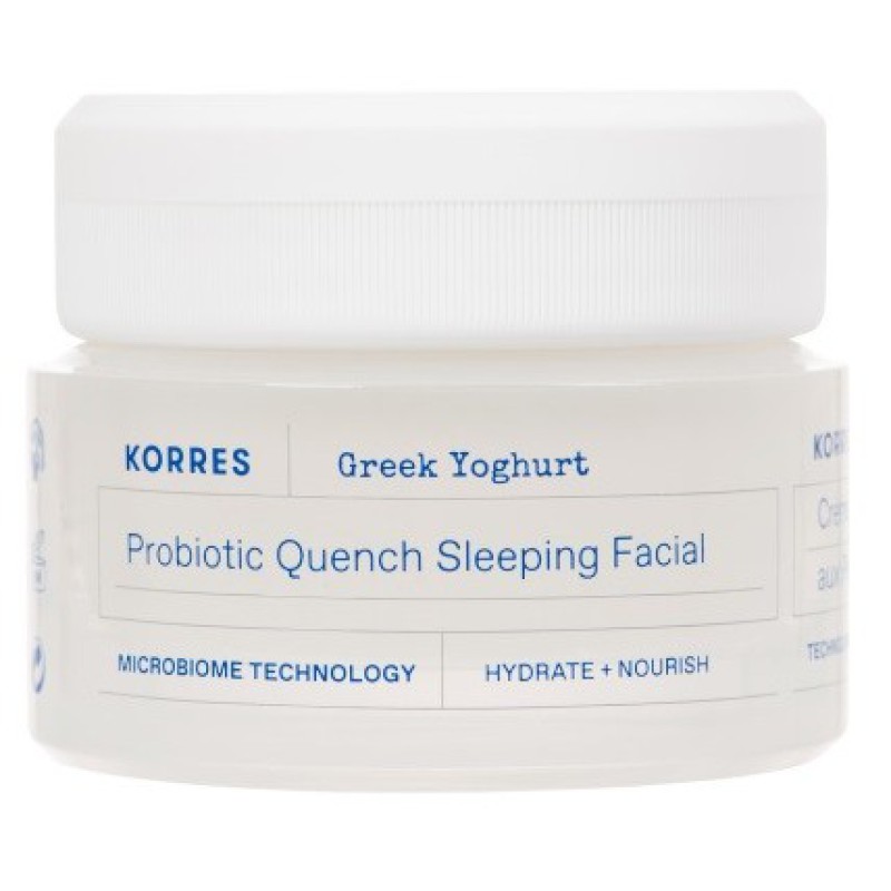 KORRES Greek Yoghurt Ενυδατική Κρέμα Νυχτός με Προβιοτικά και Υαλουρονικό Οξύ 40ml
