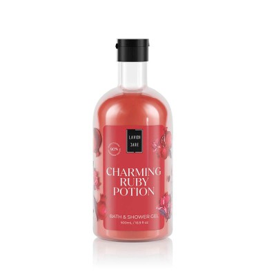 LAVISH CARE Charming Ruby Potion Bath & Shower Gel Αφρόλουτρο Σώματος 500ml