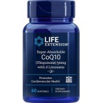 LIFE EXTENSION Super Absorbable CoQ10 50mg (Ubiquinone) with d-Limonene 60 Softgels