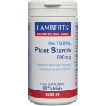 LAMBERTS Plant Sterols Φυτικές Στερόλες 800mg 60 δισκία
