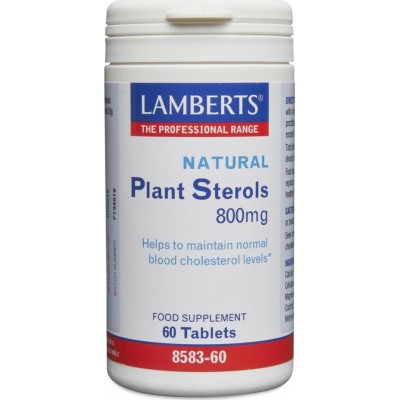 LAMBERTS Plant Sterols Φυτικές Στερόλες 800mg 60 δισκία