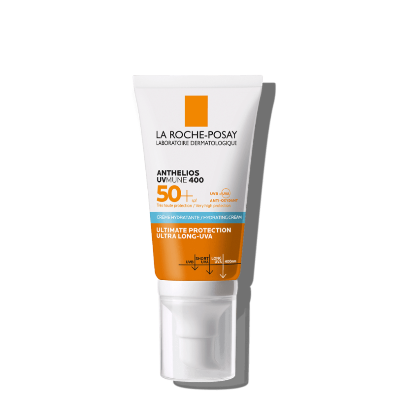 LA ROCHE POSAY Anthelios UVMUNE 400 Ultimate Portection Ultra Long UVA Hydrating Cream Αντηλιακή Ενυδατική Κρέμα Προσώπου Ενάντια στο Τσούξιμο των Ματιών με Άρωμα SPF50+ 50ml