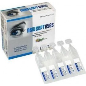DEMO NewSept Eyes Οφθαλμικές Σταγόνες για τα Μάτια με Υαλουρονικό Νάτριο & Χαμομήλι 30x0,5ml