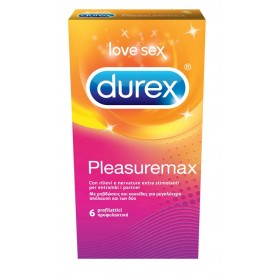 DUREX Pleasuremax Προφυλακτικά με ραβδώσεις 6τμχ