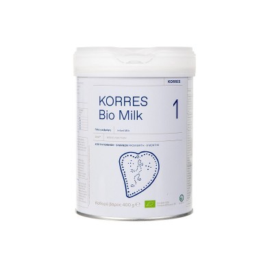 KORRES Bio Milk 1 Βιολογικό Αγελαδινό Γάλα για Βρέφη απο 0-6 Μηνών 400g