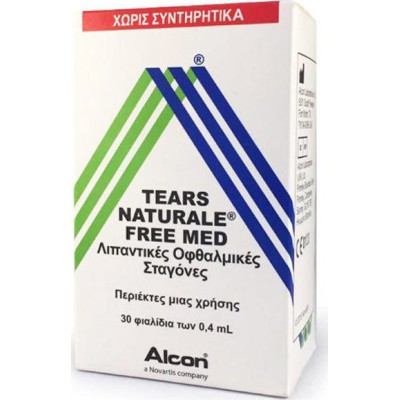 ALCON Tears Naturale Free Med Οφθαλμικές Σταγόνες 30 x 0.4ml