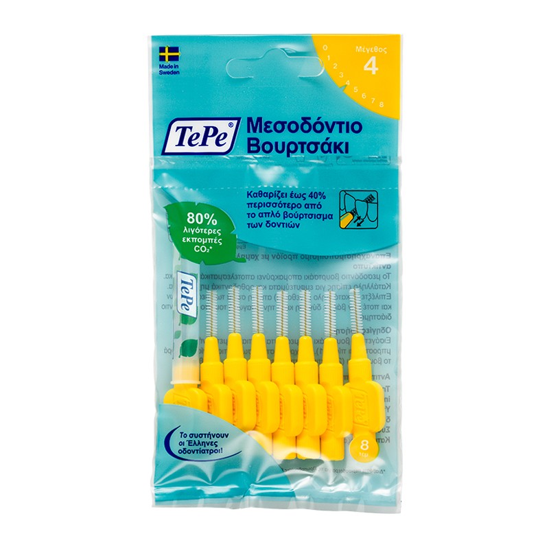 TEPE Μεσοδόντια Βουρτσάκια Μέγεθος 4 8 x 0.7 mm