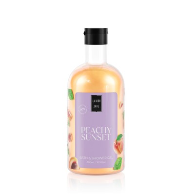 LAVISH CARE Peachy Sunset Bath & Shower Gel Αφρόλουτρο Σώματος 500ml