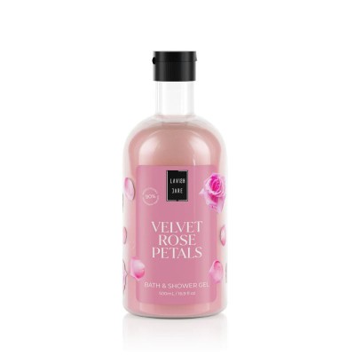 LAVISH CARE Velvet Rose Petals Bath & Shower Gel Αφρόλουτρο Σώματος 500ml