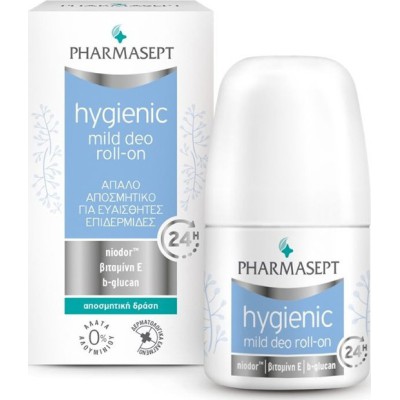 PHARMASEPT Hygienic Mild Deo Roll-On Απαλό Αποσμητικό για Ευαίσθητη Επιδερμίδα 50ml