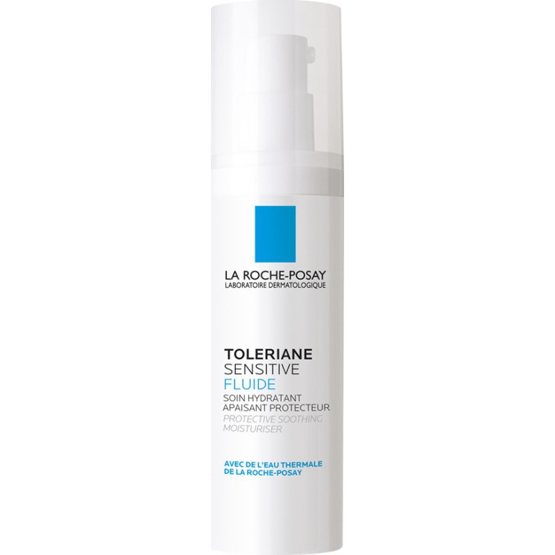 LA ROCHE POSAY Toleriane Sensitive Fluide Λεπτόρρευστη Ενυδατική Κρέμα Προσώπου με Πρεβιοτικά 40ml