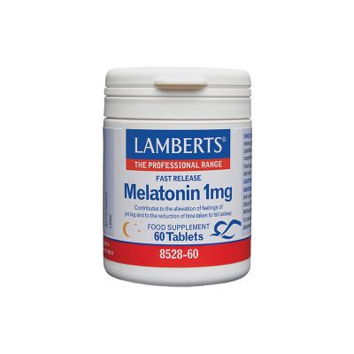 LAMBERTS Melatonin 1mg Συμπλήρωμα Διατροφής για τον Ύπνο 60 Ταμπλέτες