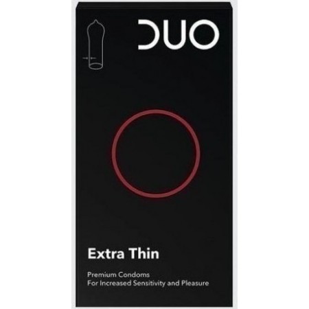 DUO Extra Thin Προφυλακτικά Πολύ Λεπτά 12τμχ