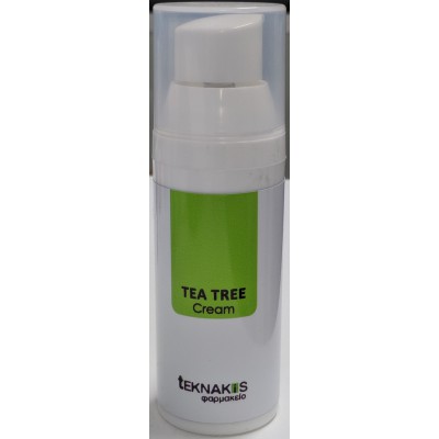TEKNAKIS Φαρμακείο Tea Tree Cream Φυσική Φόρμουλα σε Μορφή Κρέμας για Αντιμυκητιασική Δράση 50ml