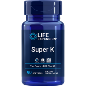 LIFE EXTENSION Super K with Advanced K2 Complex 90 Softgels