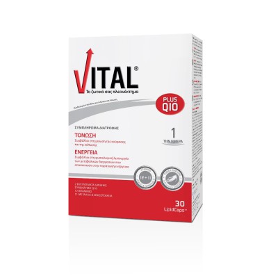 VITAL PLUS Q10 Πολυβιταμινούχο Συμπλήρωμα Διατροφής 30 Δισκία