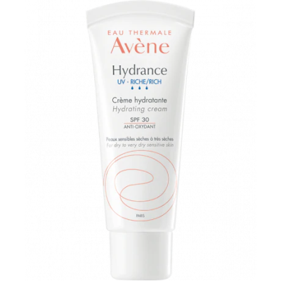 AVENE Hydrance UV Riche Protective Hydrating Cream Κρέμα Ενυδάτωσης Προσώπου Πλούσιας Υφής SPF30 40ml