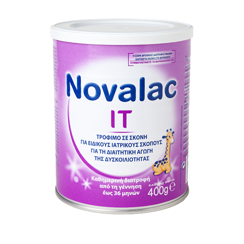 NOVALAC IT Βρεφικό Γάλα σε Σκόνη για την Δυσκοιλιότητα απο 0 έως 36 Μηνών 400gr
