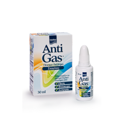 INTERMED AntiGas Πόσιμο Διάλυμα που Ανακουφίζει το Βρεφικό & Παιδικό Γαστρεντερικό Σύστημα απο Πίεση , Φούσκωμα και Δυσφορία 30ml