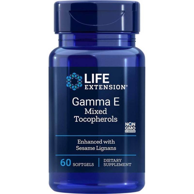 LIFE EXTENSION Gamma E Tocopherol 60 softgels