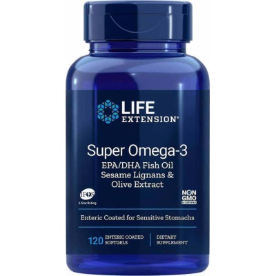 LIFE EXTENSION Super Omega 3 EPA/DHA 120 softgels