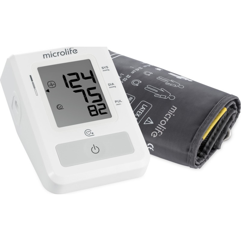 MICROLIFE BP B2 Easy Blood Pressure Monitor Ψηφιακό Πιεσσόμετρο Μπράτσου με Τεχνολογία PAD για Ανίχνευση Αρρυθμιών 1τμχ