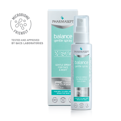 PHARMASEPT Derma Balance Gentle Spray for Face & Body Απαλό Σπρέι Καθημερινής Χρήσης για Πρόσωπο και Σώμα Ιδανικό για Ξηρές και Ευαίσθητες Επιδερμίδες με Τάση Ατοπίας 100ml