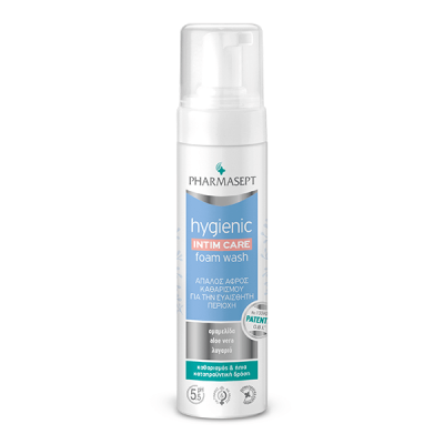 PHARMASEPT Hygienic Intim Care Foam Wash Απαλός Αφρός Καθαρισμού για την Ευαίσθητη Περιοχή 200ml