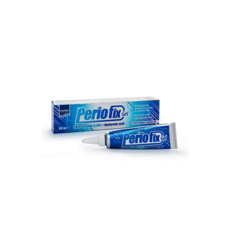 INTERMED Periofix Gel 0.20% για την Επούλωση & Αντισηπτική Προστασία της Στοματικής Κοιλότητας 30ml