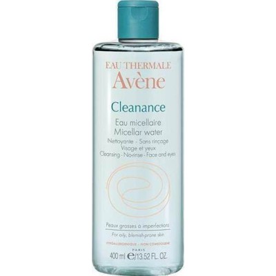 AVENE Cleanance Eau Micellaire Water Ιαματικό Νερό Καθαρισμού για Λιπαρές Eπιδερμίδες 400ml