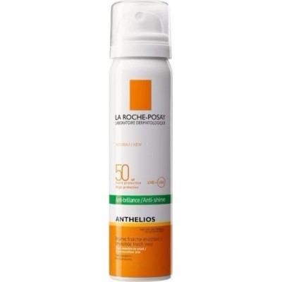 LA ROCHE POSAY Anthelios Mist Ant-ishine Αντηλιακό Σπρέι Προσώπου για Ματ Αποτέλεσμα SPF50+ 75ml