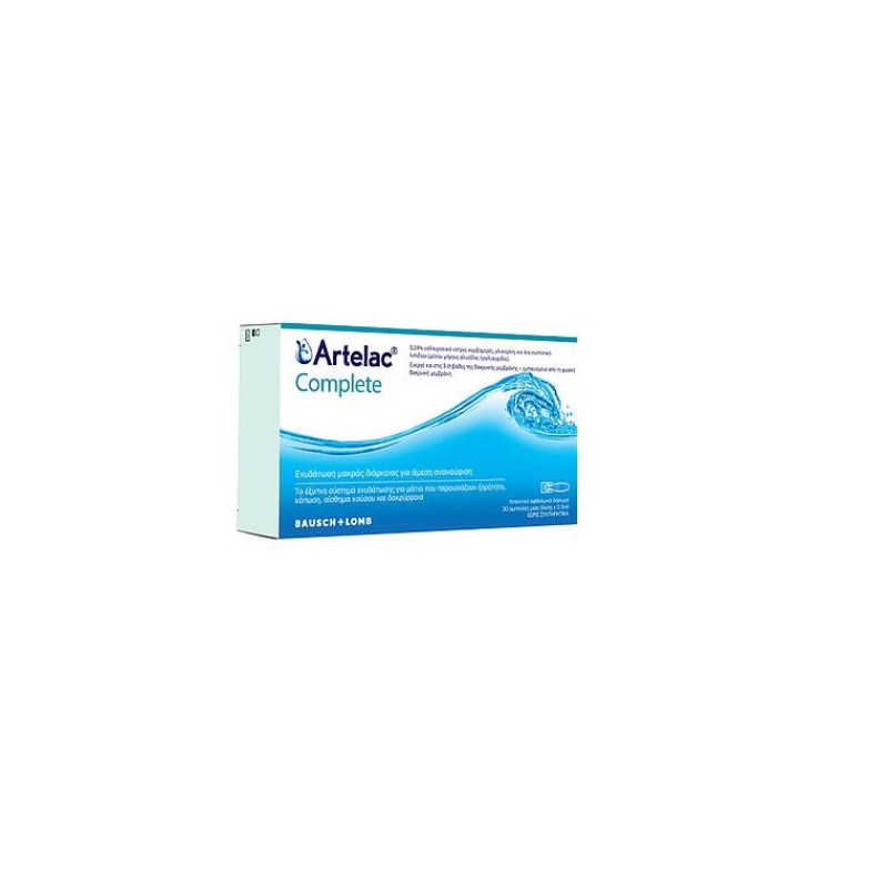 BAUSCH & LOMB Artelac Complete Λιπαντικό Οφθαλμικό Διάλυμα 30 Αμπούλες x 0.5ml