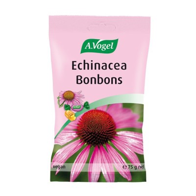 A.VOGEL Echinacea Bonbons Γεμιστές Καραμέλες με Φρέσκια Εχινάκεια και Βιταμίνη C για την Ενίσχυση του Ανοσοποιητικού Συστήματος 75g