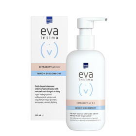 EVA Intima Extrasept pH 3.5 Minor Discomfort Καθημερινό Απαλό Υγρό Καθαρισμού της Ευαίσθητης Περιοχής με Αντιμυκητιασική Δράση 250ml