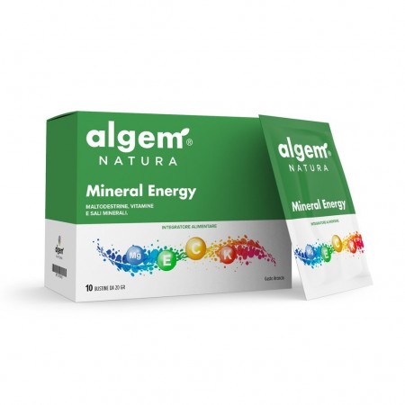 ALGEM Natura Mineral Energy Συμπλήρωμα Διατροφής για Τόνωση και Ενέργεια 10 Φακελίσκοι x 20gr