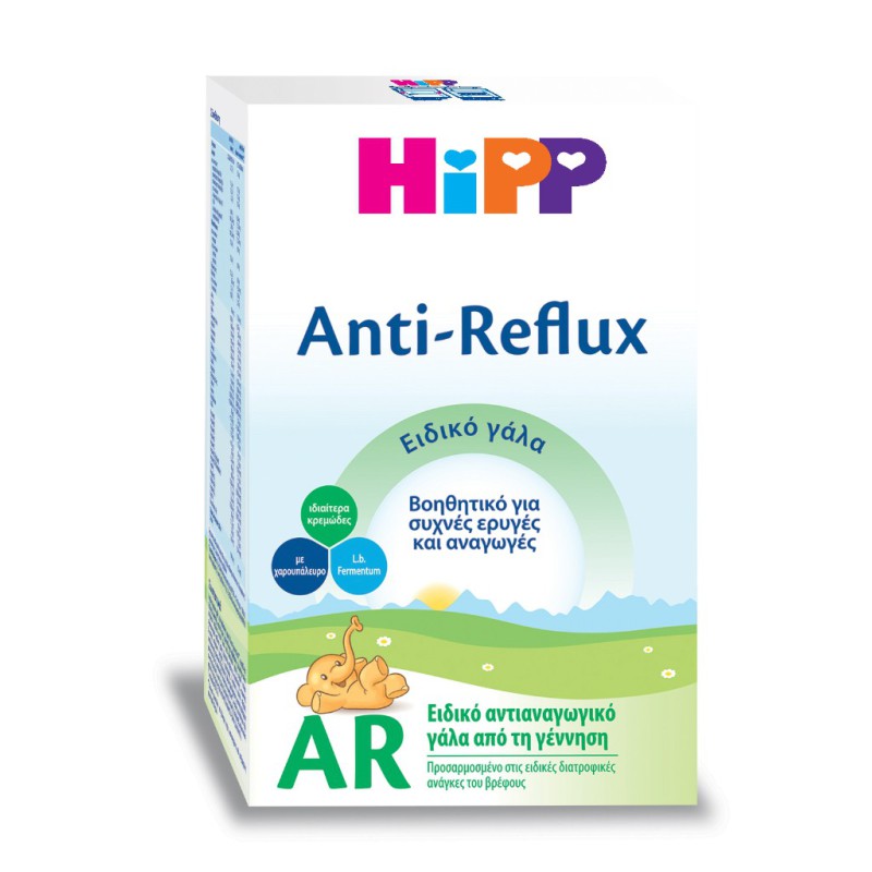 HIPP AR Anti-Reflux Βιολογικό Ειδικό Βρεφικό Αντιαναγωγικό Γάλα σε Σκόνη για Ερυγές & Αναγωγές 500gr