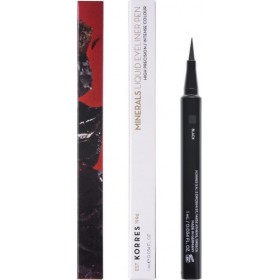 KORRES Minerals Liquid Eyeliner Pen Χρώμα 01 Μαύρο 1ml